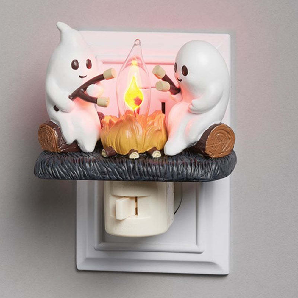 ไฟกลางคืนรูปผีน่ารักปลั๊กการตก - Candle Making Supplies Uk บทวิจารณ์และราคา