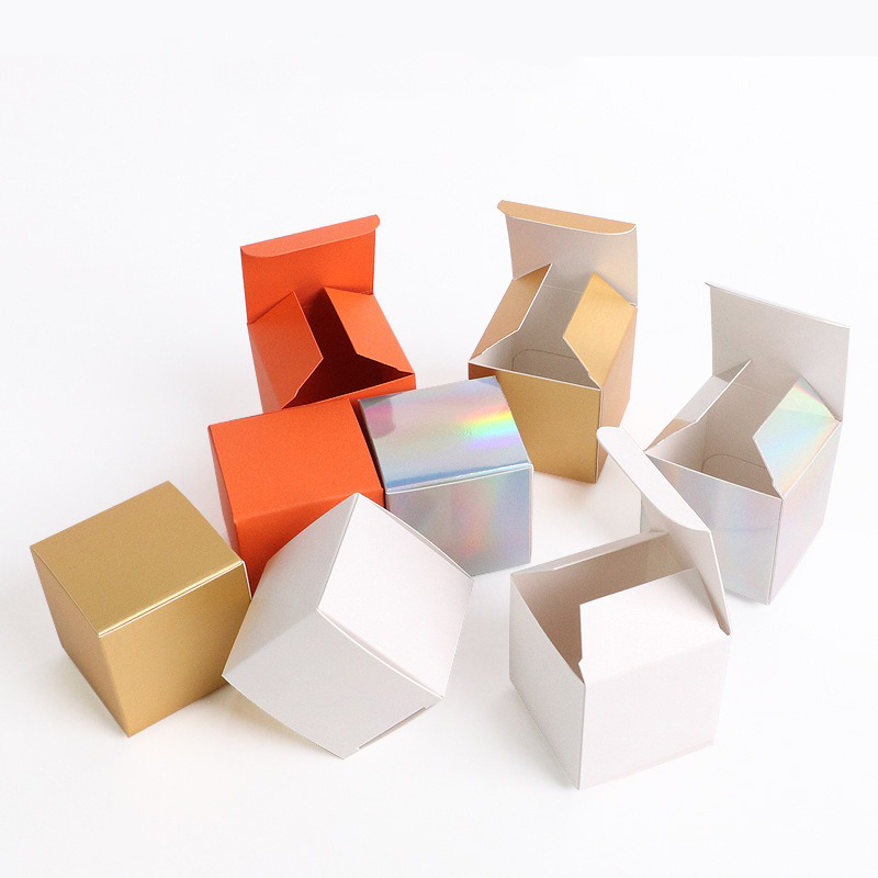 50 ชิ้น/ล็อต กล่องของขวัญพับได - Candle Supplies For Business บทวิจารณ์และราคา